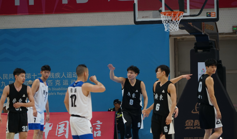 廣東聾人男籃殘特奧會首戰告捷